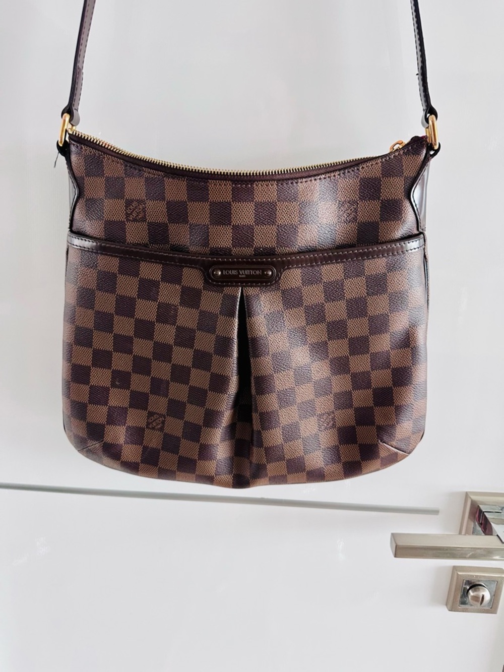 Louis Vuitton Damier Ebene Bloomsbury PM Shoulder Bag